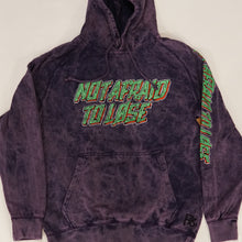 Load image into Gallery viewer, &quot;Not Afraid to Lose&quot; Purple Hoodie
