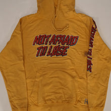 Load image into Gallery viewer, &quot;Not Afraid to Lose&quot; Mustard Hoodie
